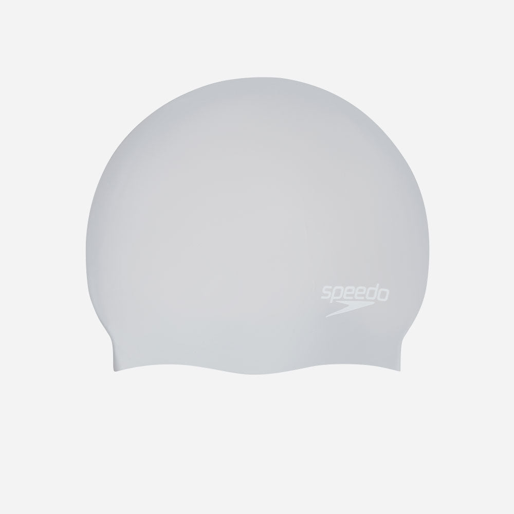 Mũ Bơi Speedo Long Hair - Xám - Supersports Vietnam