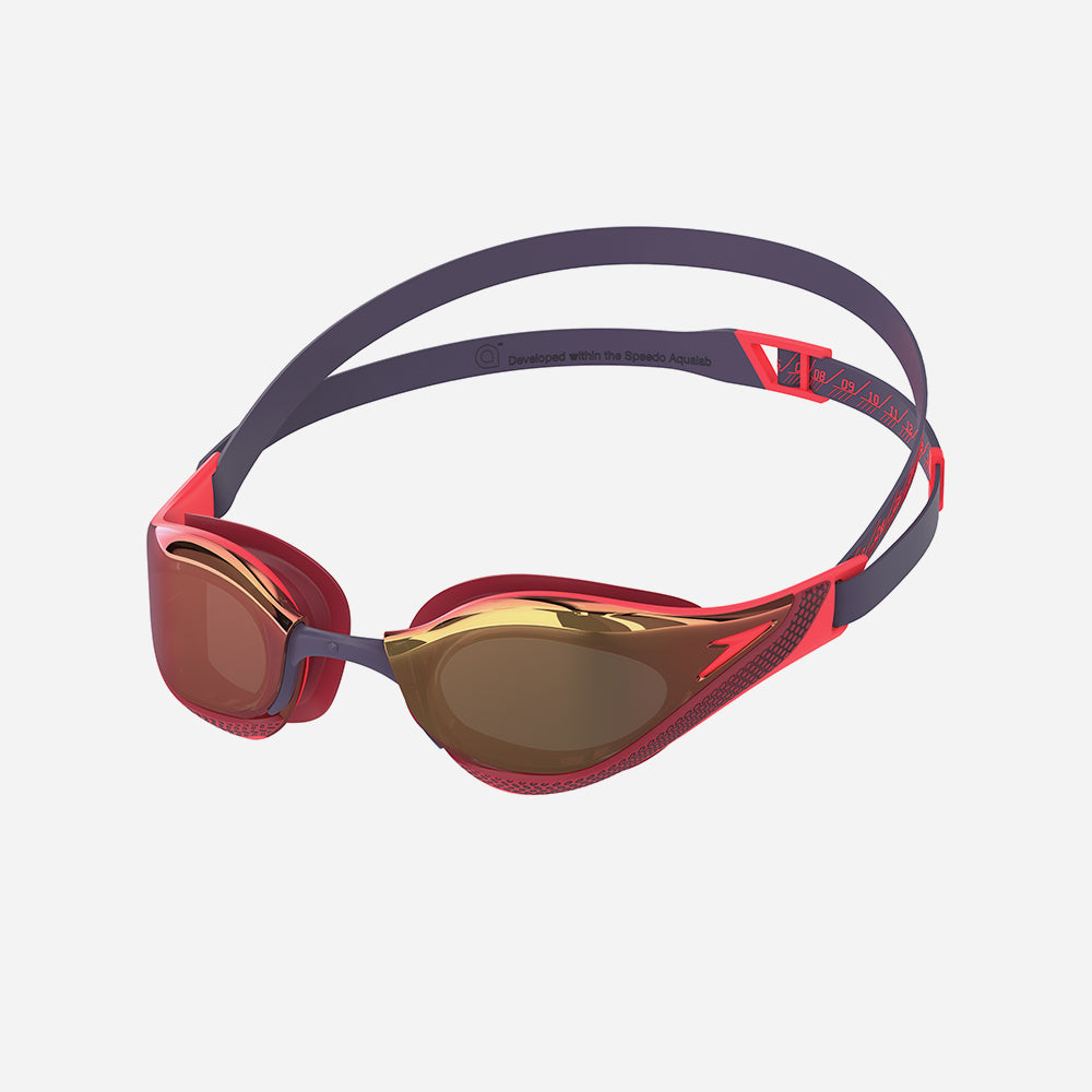 Kính Bơi Speedo Fastskin Pure Focus Mirrored (Asia Fit) - Đỏ - Supersports Vietnam