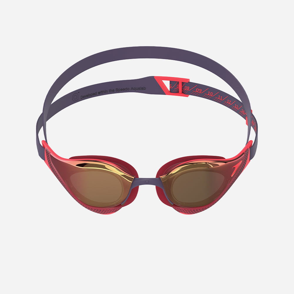 Kính Bơi Speedo Fastskin Pure Focus Mirrored (Asia Fit) - Đỏ - Supersports Vietnam