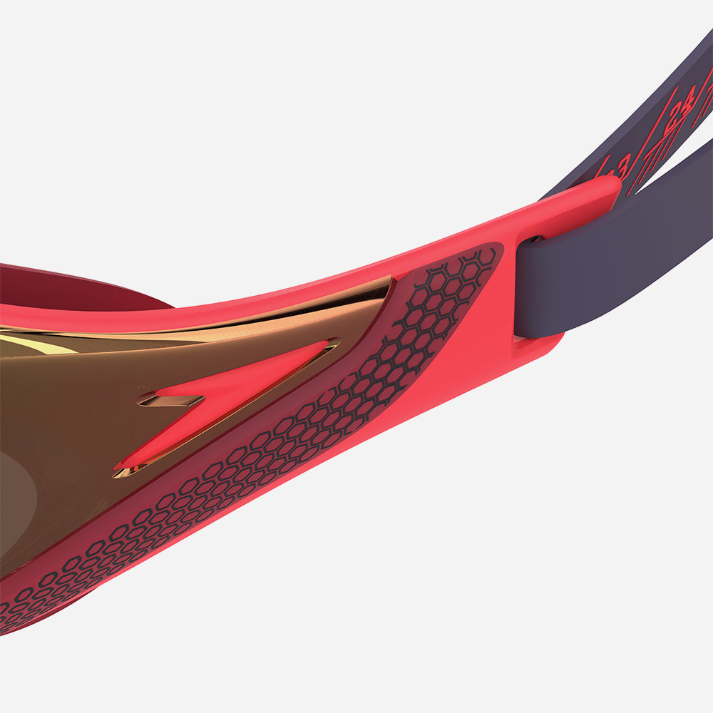 Kính Bơi Speedo Fastskin Pure Focus Mirrored (Asia Fit) - Đỏ - Supersports Vietnam