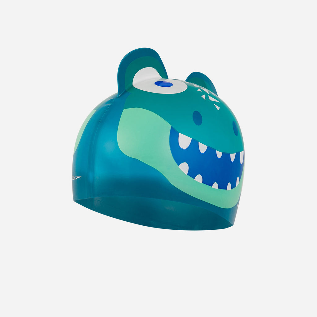 SPEEDO | Mũ Bơi Trẻ Em Speedo Croc Prt Character Cap Iu Green/Green.
