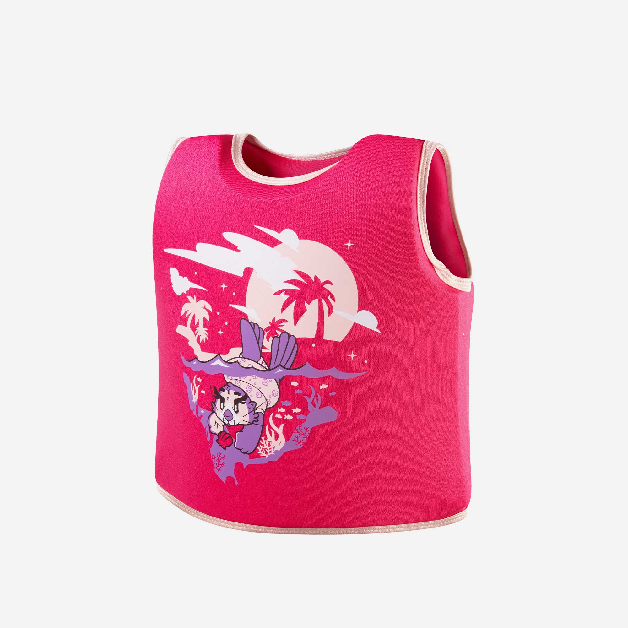 Áo Phao Trẻ Em Speedo Printed - Hồng - Supersports Vietnam