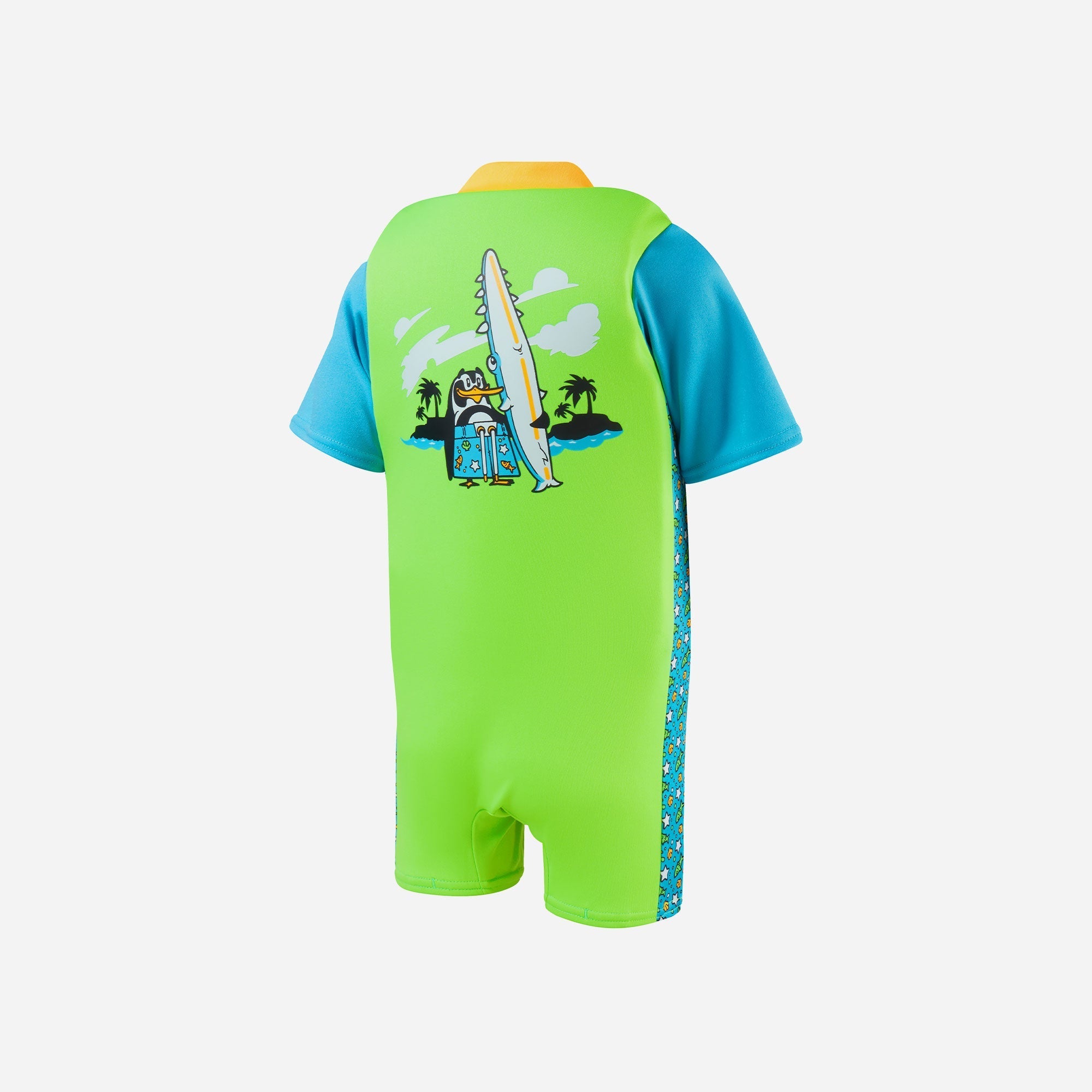 Bộ Áo Phao Trẻ Em Speedo Printed - Xanh Lá - Supersports Vietnam