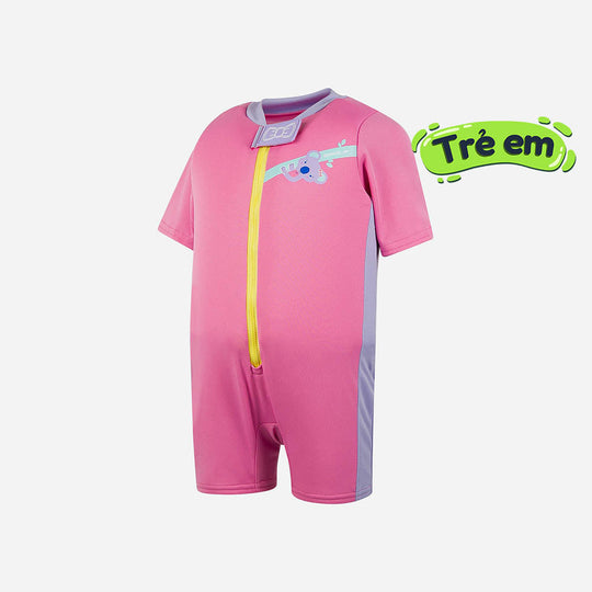Girls' Speedo Koala Printed Swim Vest - Pink