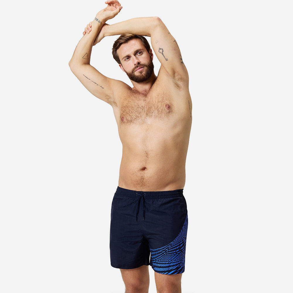 Quần Bơi Nam Speedo Medley Logo 16" - Xanh Navy - Supersports Vietnam