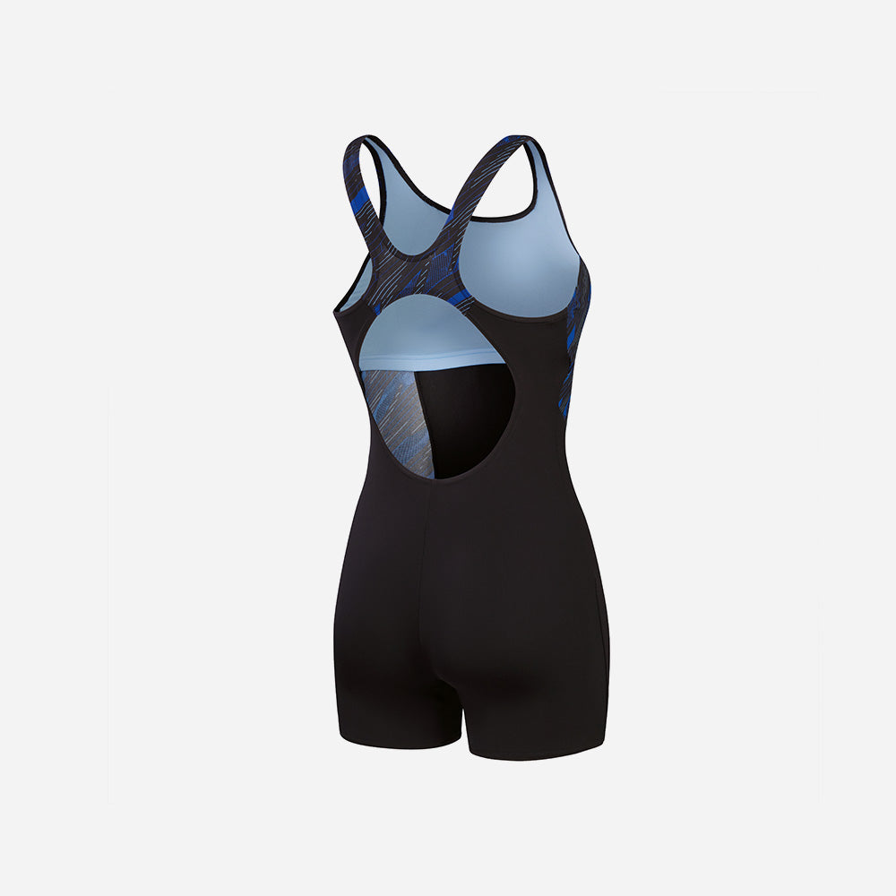 Đồ Bơi Một Mảnh Nữ Speedo Hyperboom Splice Legsuit - Đen - Supersports Vietnam