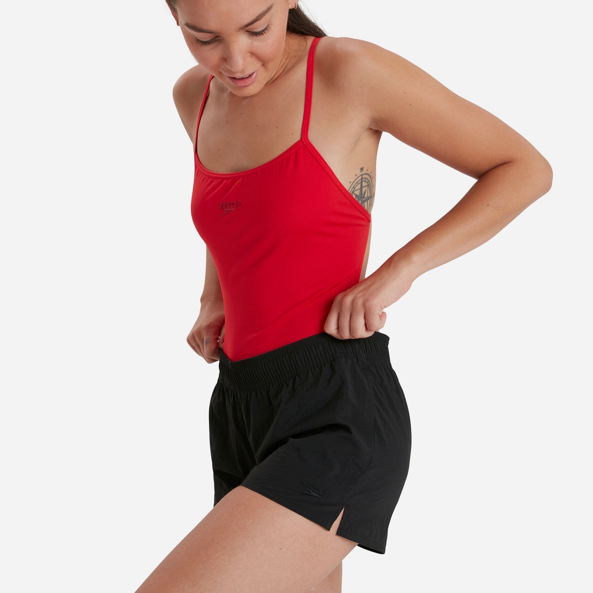 Quần Đi Biển Nữ Speedo Essentials - Đen - Supersports Vietnam