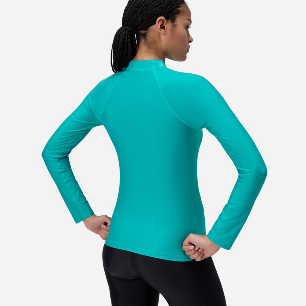 Áo Bơi Chống Nắng Nữ Speedo Long Sleeve - Xanh Dương - Supersports Vietnam