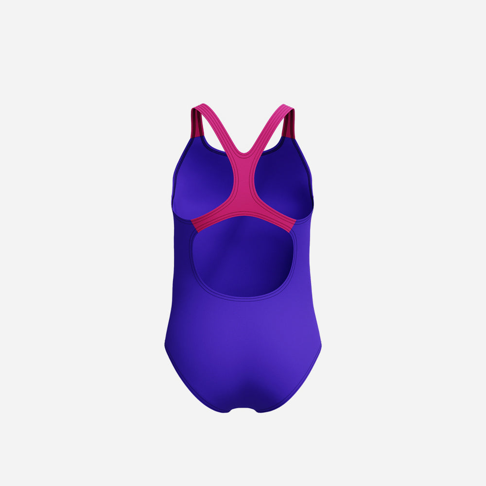 Đồ Bơi Một Mảnh Bé Gái Speedo Medley Logo Medalist - Tím - Supersports Vietnam