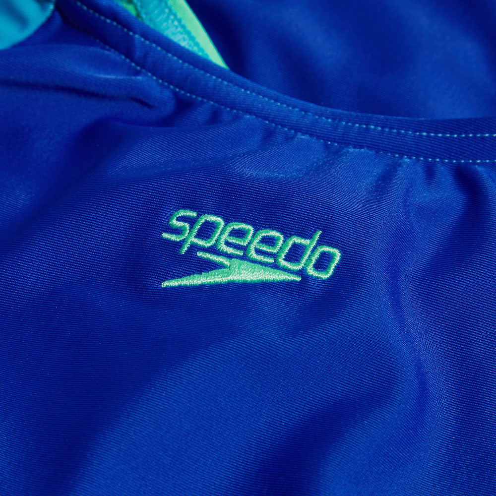 Đồ Bơi Một Mảnh Bé Gái Speedo Colourblock Spiritback - Xanh Dương - Supersports Vietnam