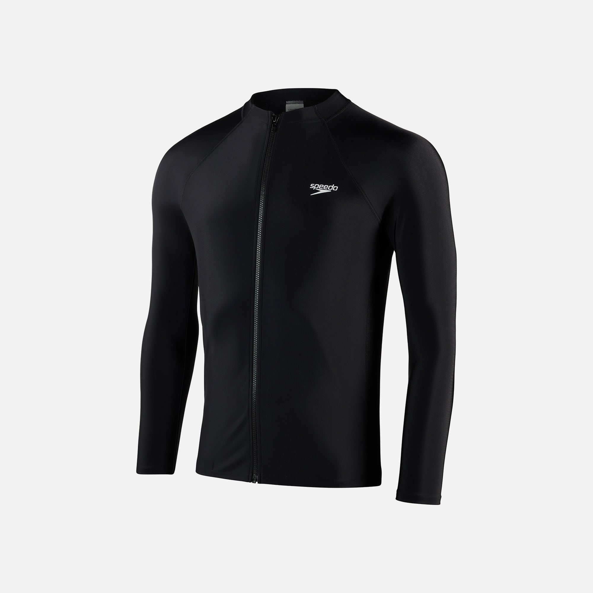 Áo Bơi Chống Nắng Tay Dài Nam Speedo Essentials - Đen - Supersports Vietnam