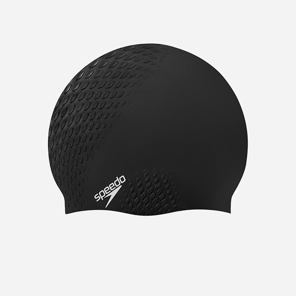 Mũ Bơi Người Lớn Speedo Bubble Active + - Đen - Supersports Vietnam