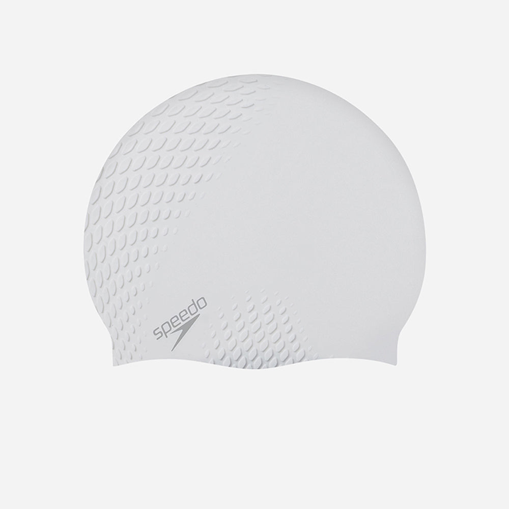 Mũ Bơi Người Lớn Speedo Bubble Active + - Trắng - Supersports Vietnam