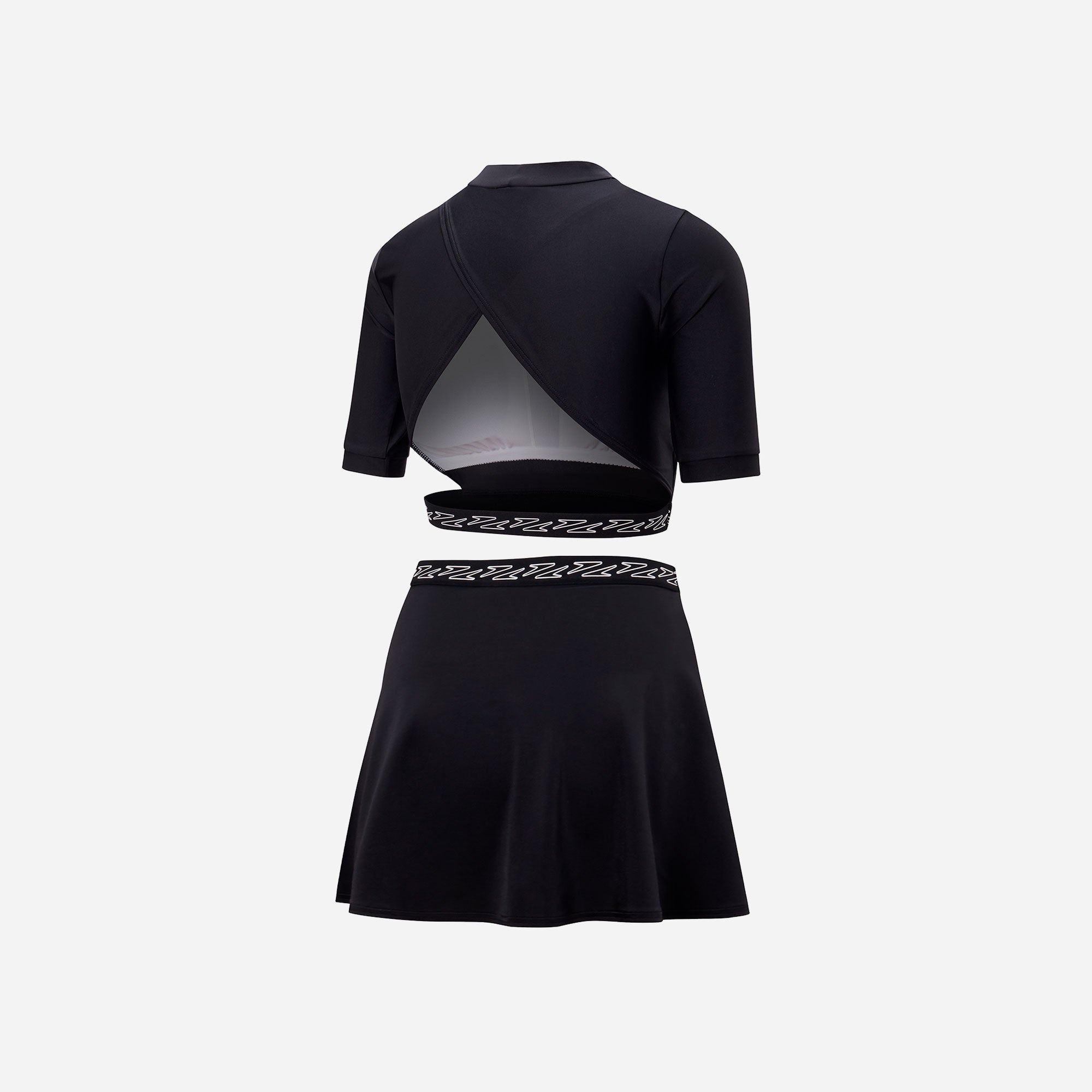 Đồ Bơi Hai Mảnh Nữ Speedo Js2 Ss Suit 2Pcs(Af) Black/White - Supersports Vietnam