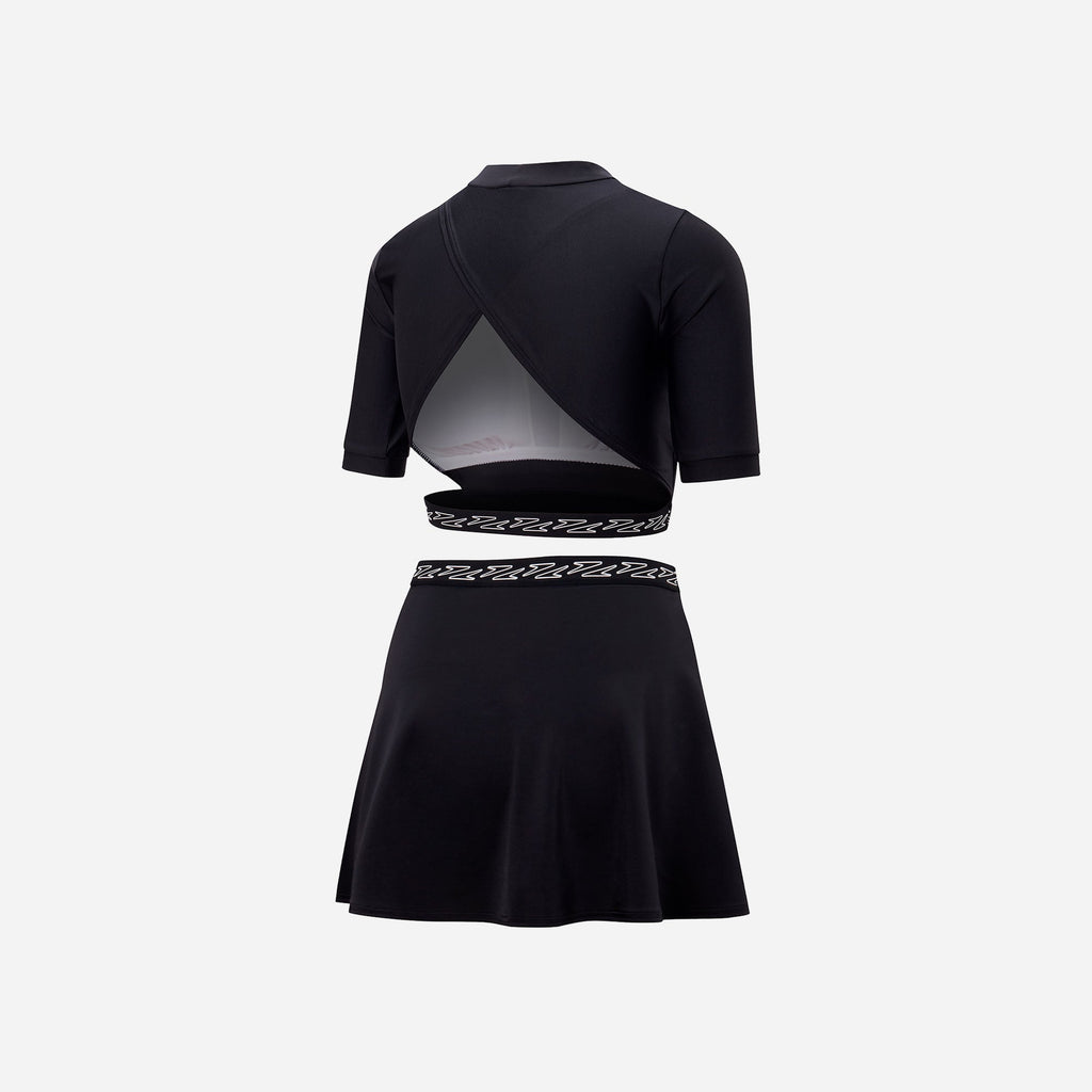 Đồ Bơi Hai Mảnh Nữ Speedo Js2 Ss Suit 2Pcs(Af) Black/White - Supersports Vietnam