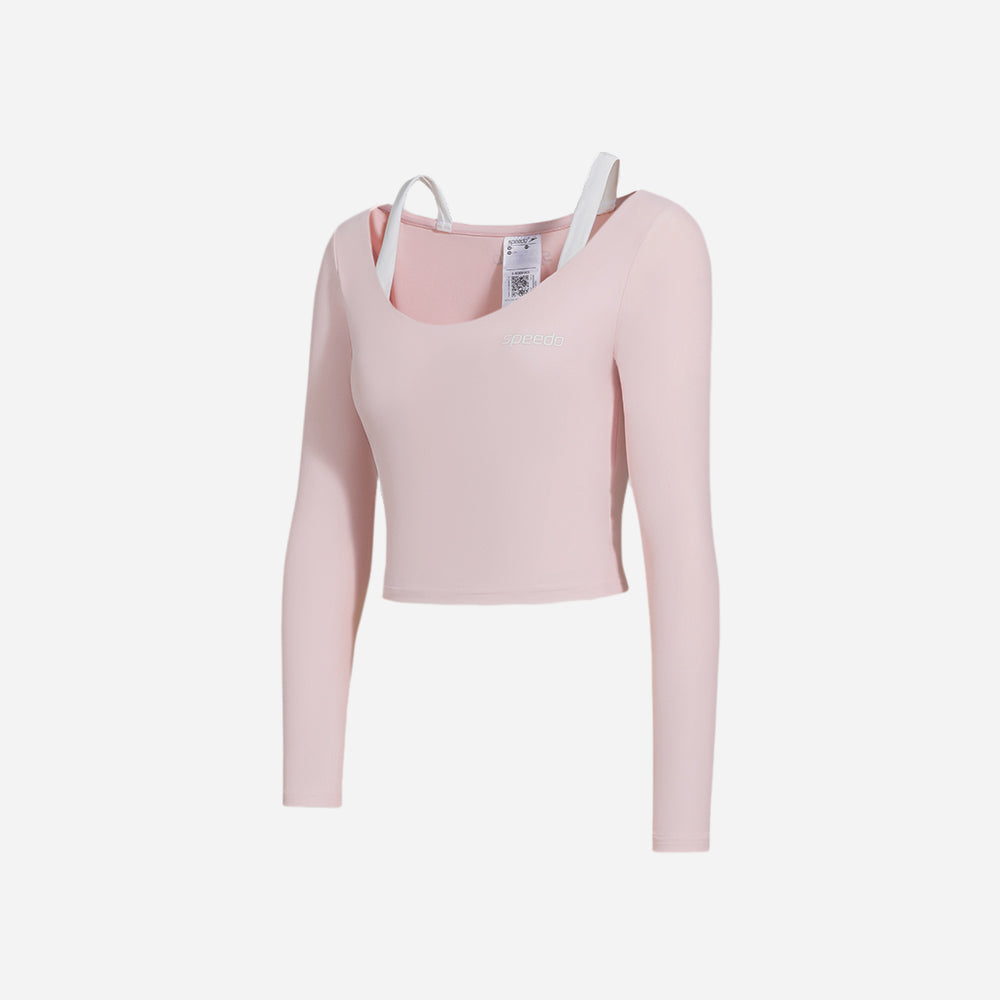 Áo Bơi Nữ Speedo Sun Protection - Hồng - Supersports Vietnam