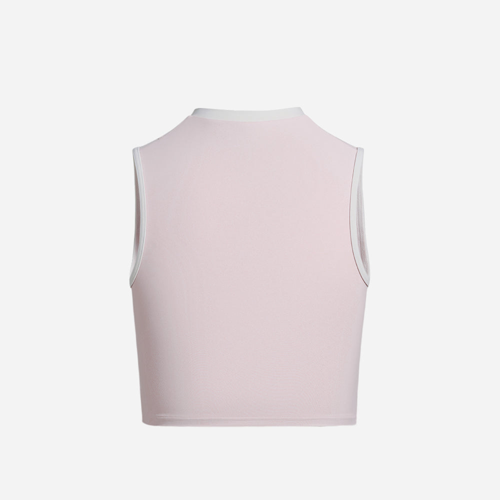 Áo Bơi Nữ Speedo Sun Protection Crop Zip - Hồng - Supersports Vietnam