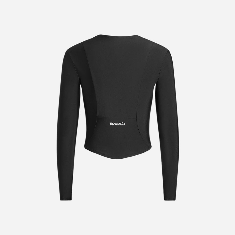 Áo Bơi Nữ Speedo Sun Protection - Đen - Supersports Vietnam