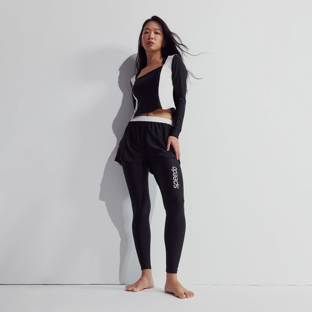 Áo Bơi Nữ Speedo Sun Protection - Đen - Supersports Vietnam