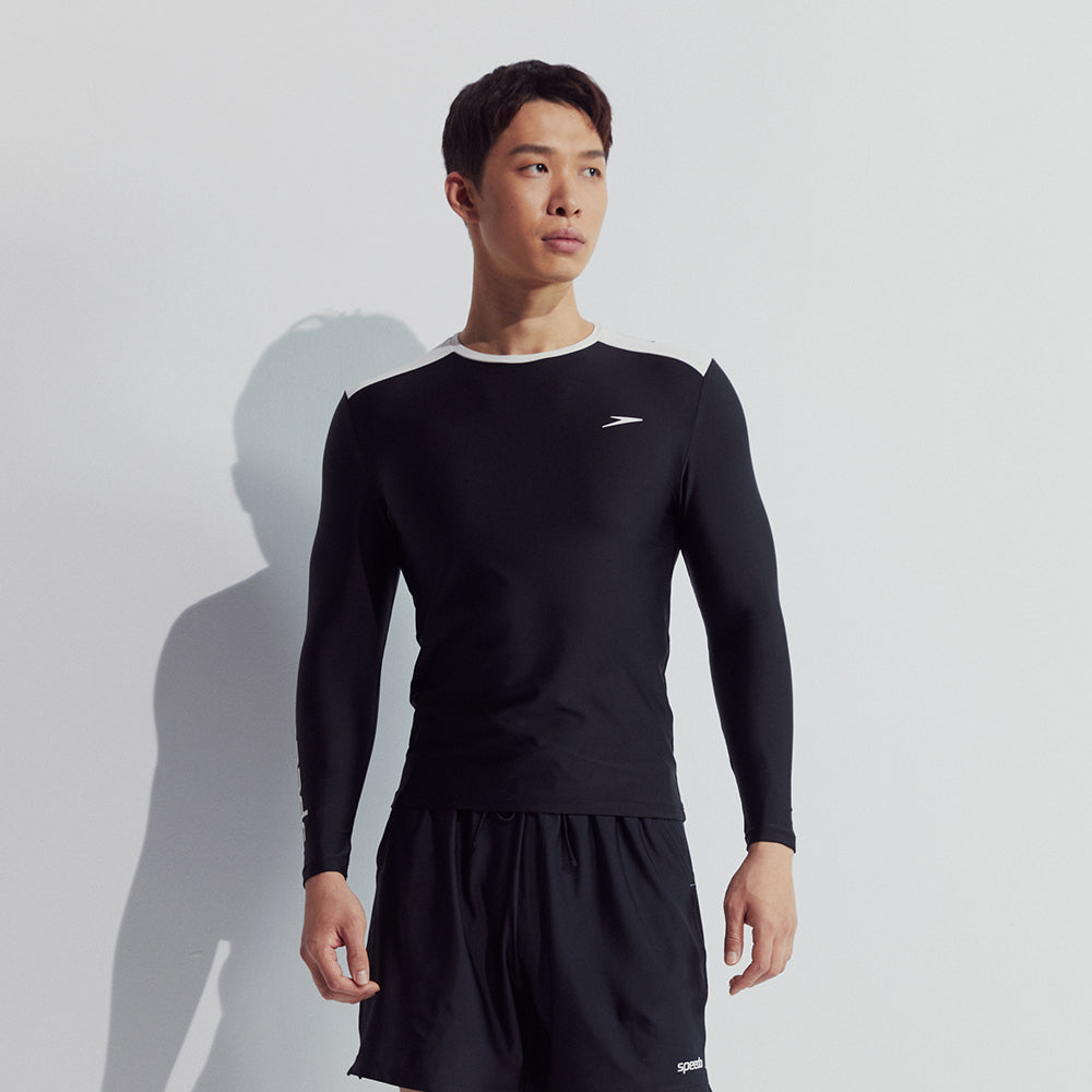 Áo Bơi Nam Speedo Sun Protection - Đen - Supersports Vietnam