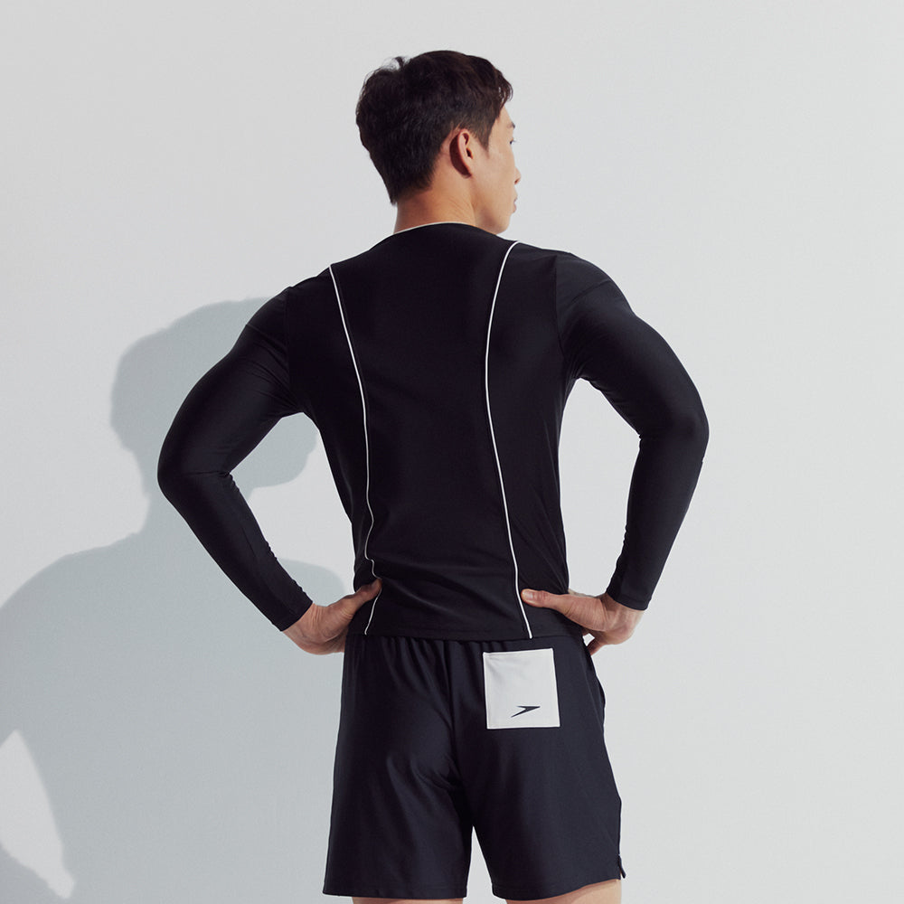 Áo Bơi Nam Speedo Sun Protection - Đen - Supersports Vietnam