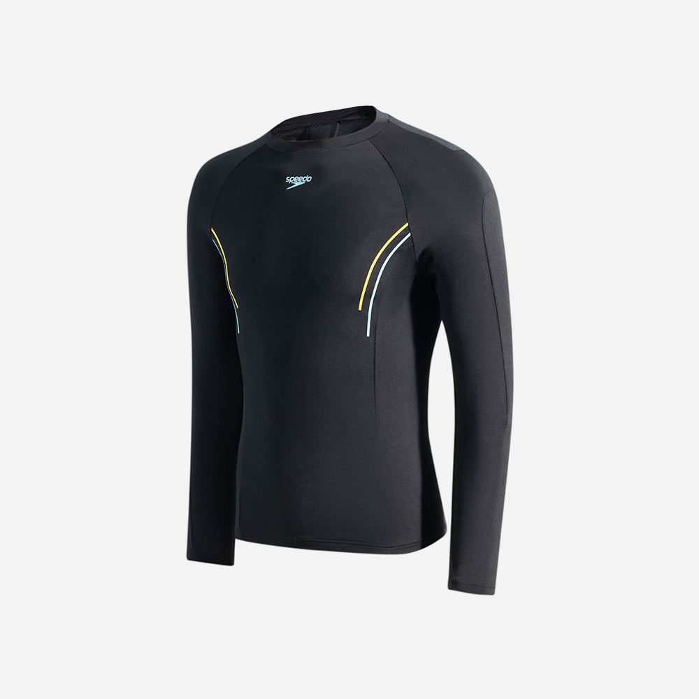 Áo Bơi Chống Nắng Nam Speedo Hero - Đen - Supersports Vietnam