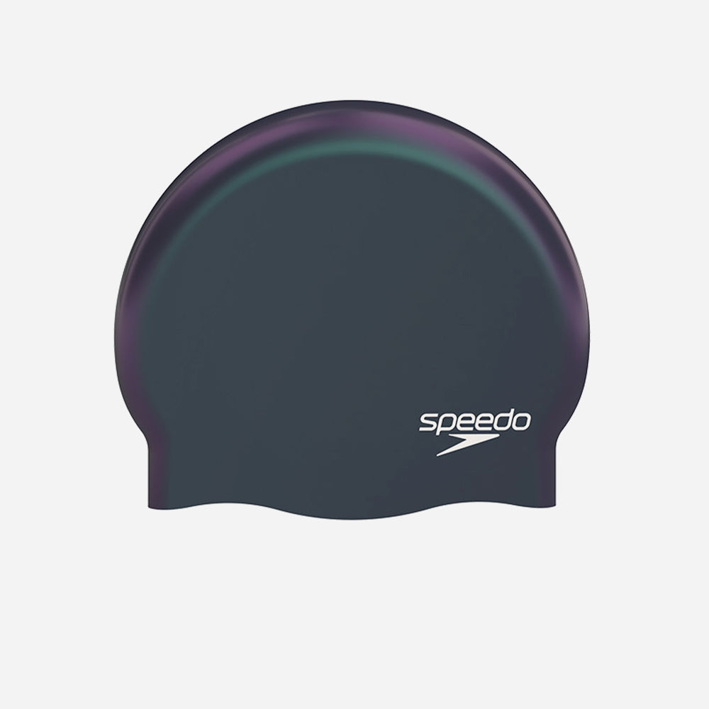 Mũ Bơi Người Lớn Speedo Silicone - Xám - Supersports Vietnam