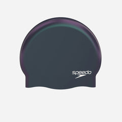 Mũ Bơi Người Lớn Speedo Silicone - Xám - Supersports Vietnam