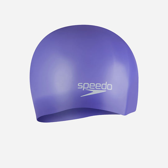 Speedo Moulded Silicone Swim Cap - Purple