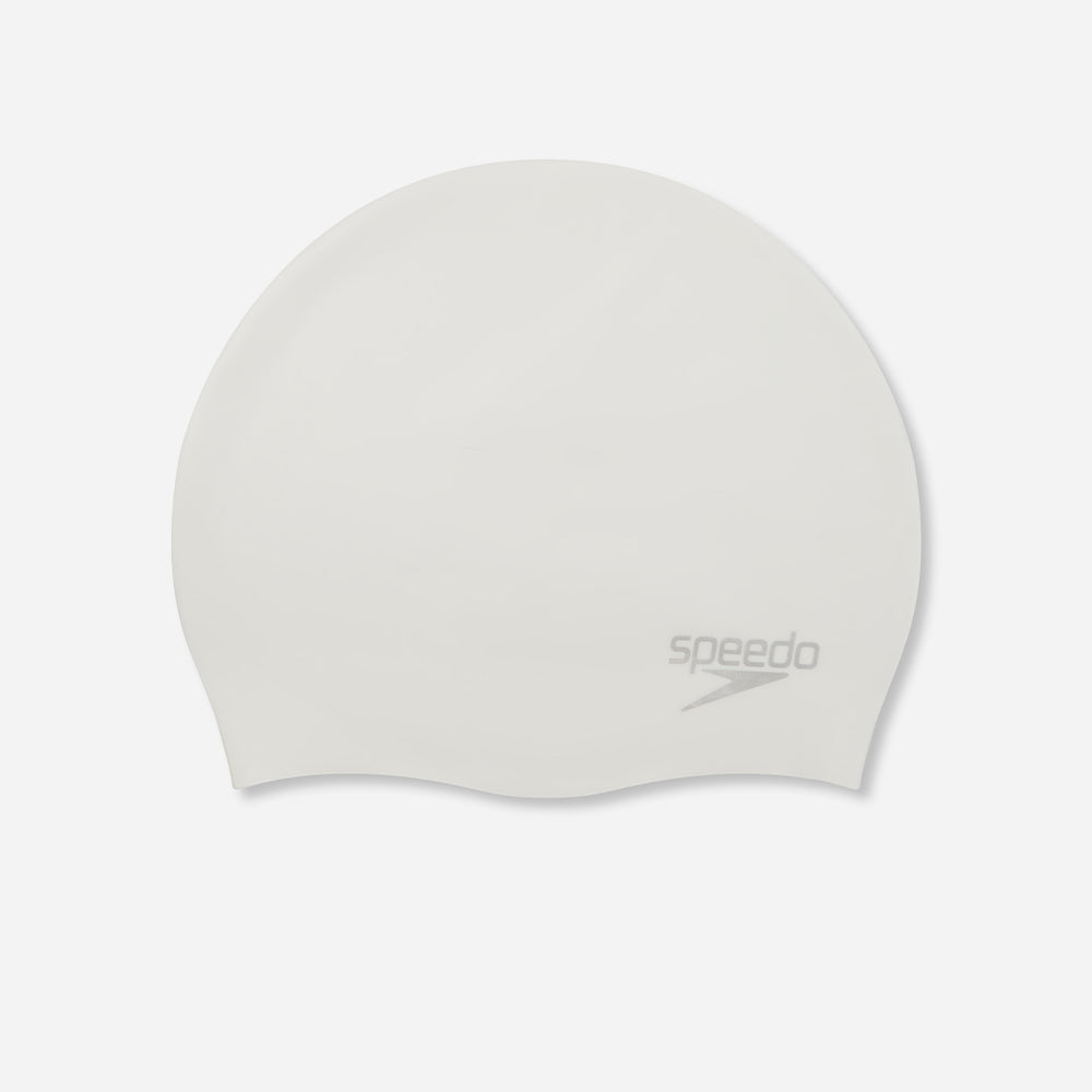 Nón Bơi Speedo Silicone - Trắng - Supersports Vietnam
