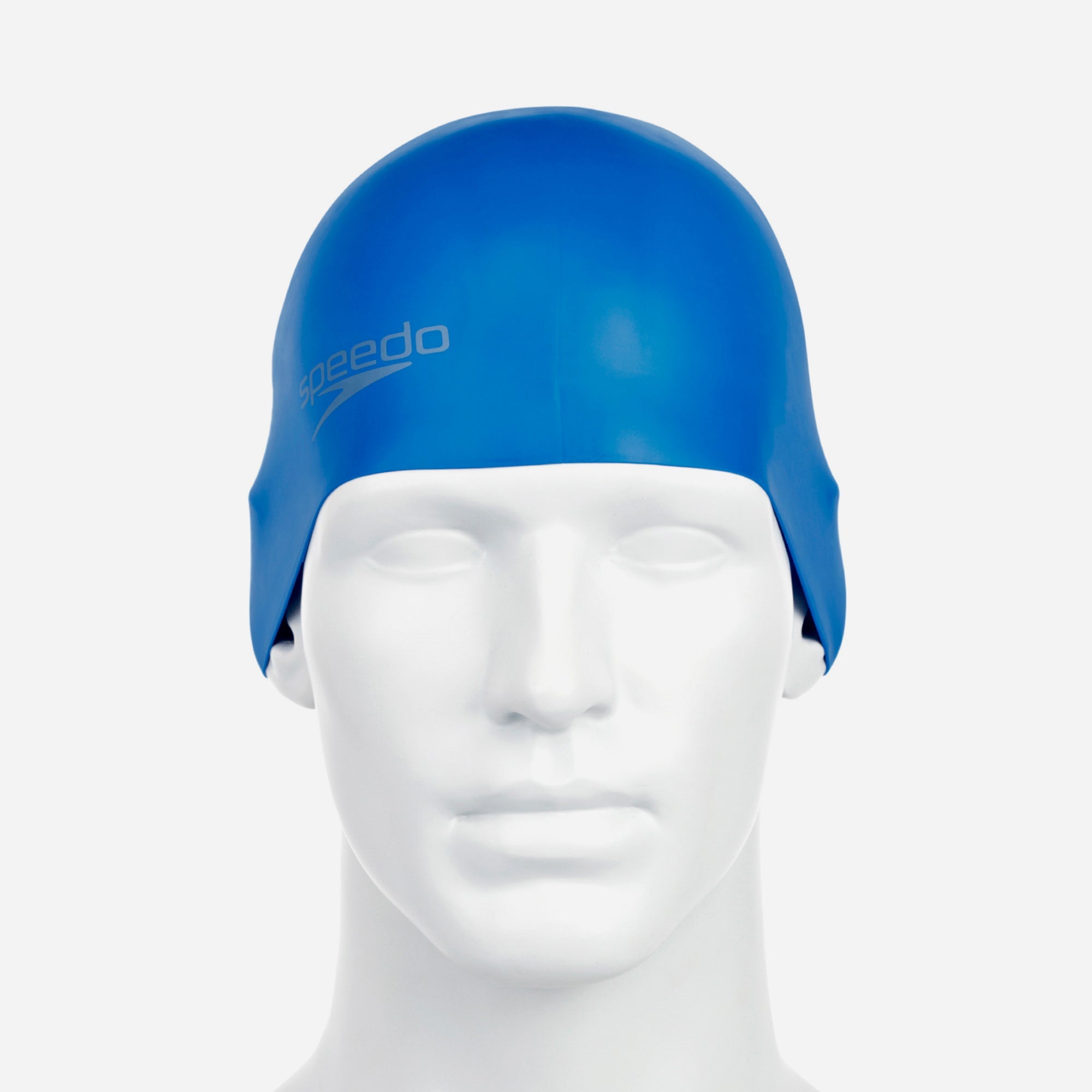 Nón Bơi Người Lớn Speedo Plain Moulded Silicone - Xanh Dương - Supersports Vietnam