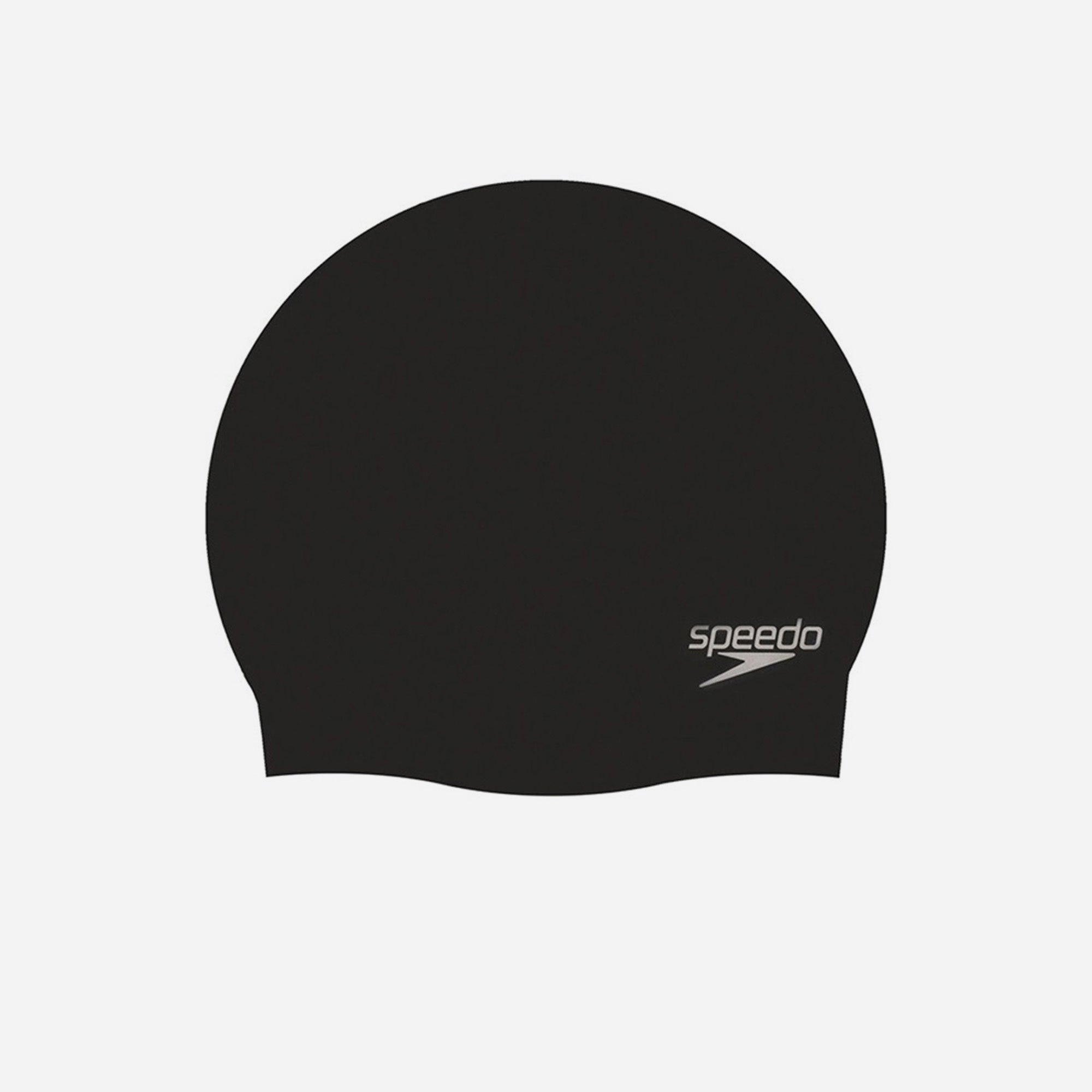 Nón Bơi Người Lớn Speedo Plain Moulded Silicone - Đen - Supersports Vietnam