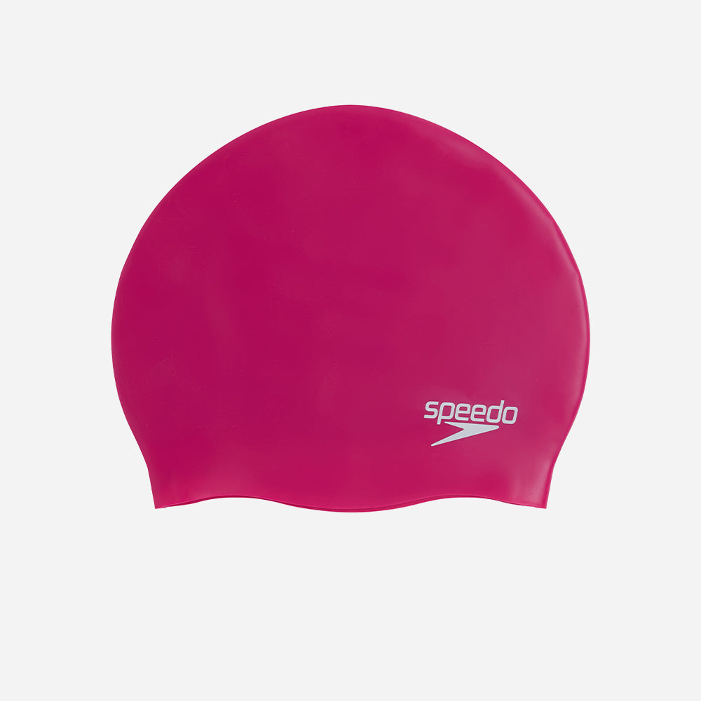 Mũ Bơi Speedo Moulded Silicone - Hồng - Supersports Vietnam