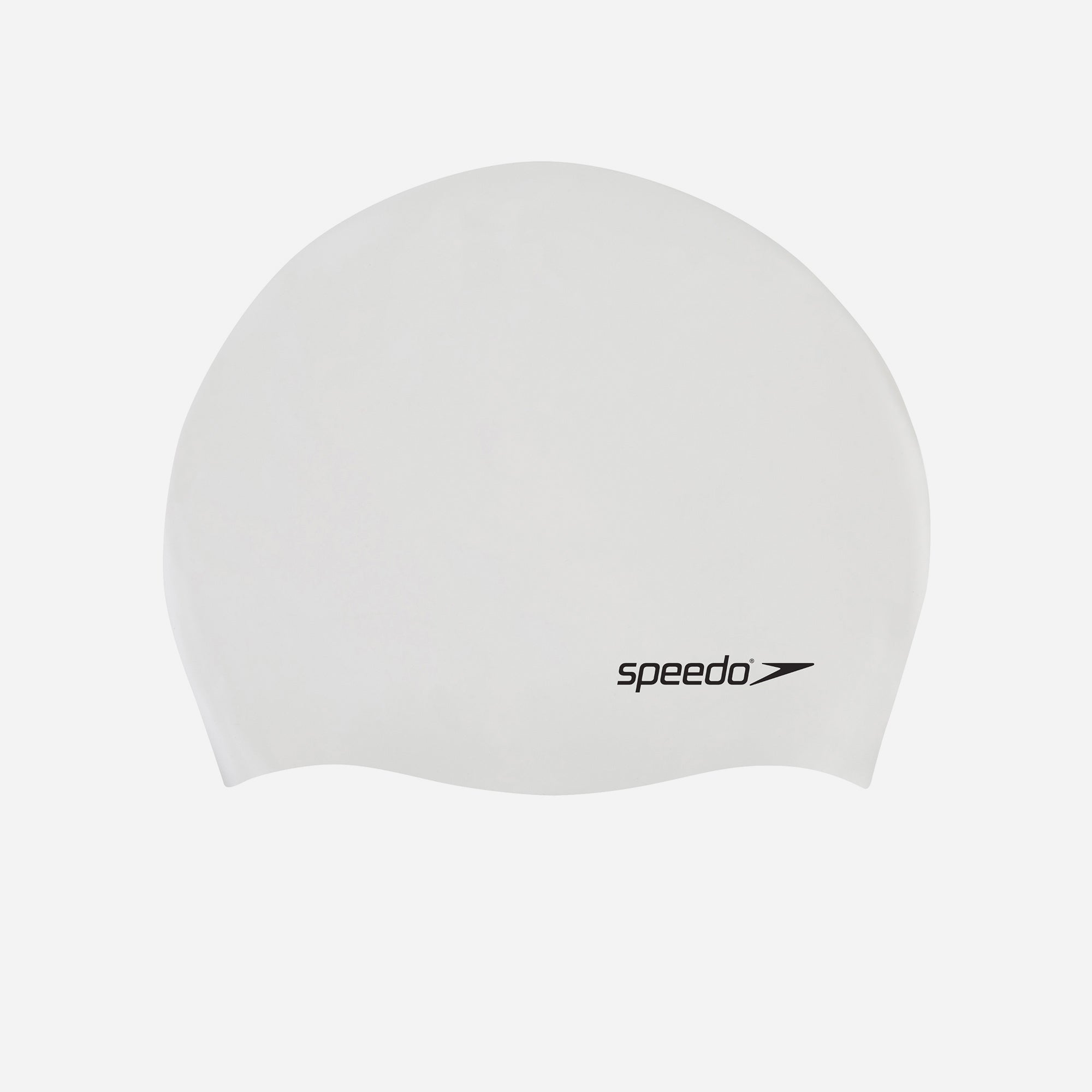 Nón Bơi Người Lớn Speedo Plain Flat Silicone Cap - Trắng - Supersports Vietnam