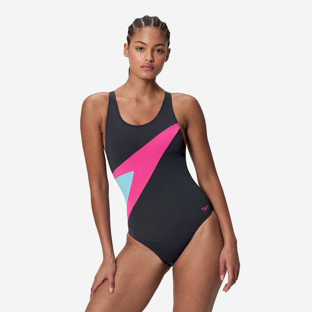 Đồ Bơi Một Mảnh Nữ Speedo Hyperboom Butterfly Back - Đen - Supersports Vietnam