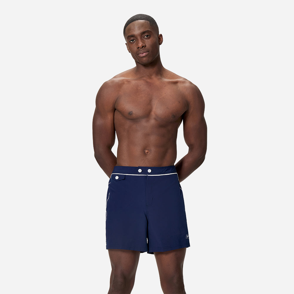 Quần Bơi Nam Speedo Solid Volley 16 Inch - Xanh Navy - Supersports Vietnam