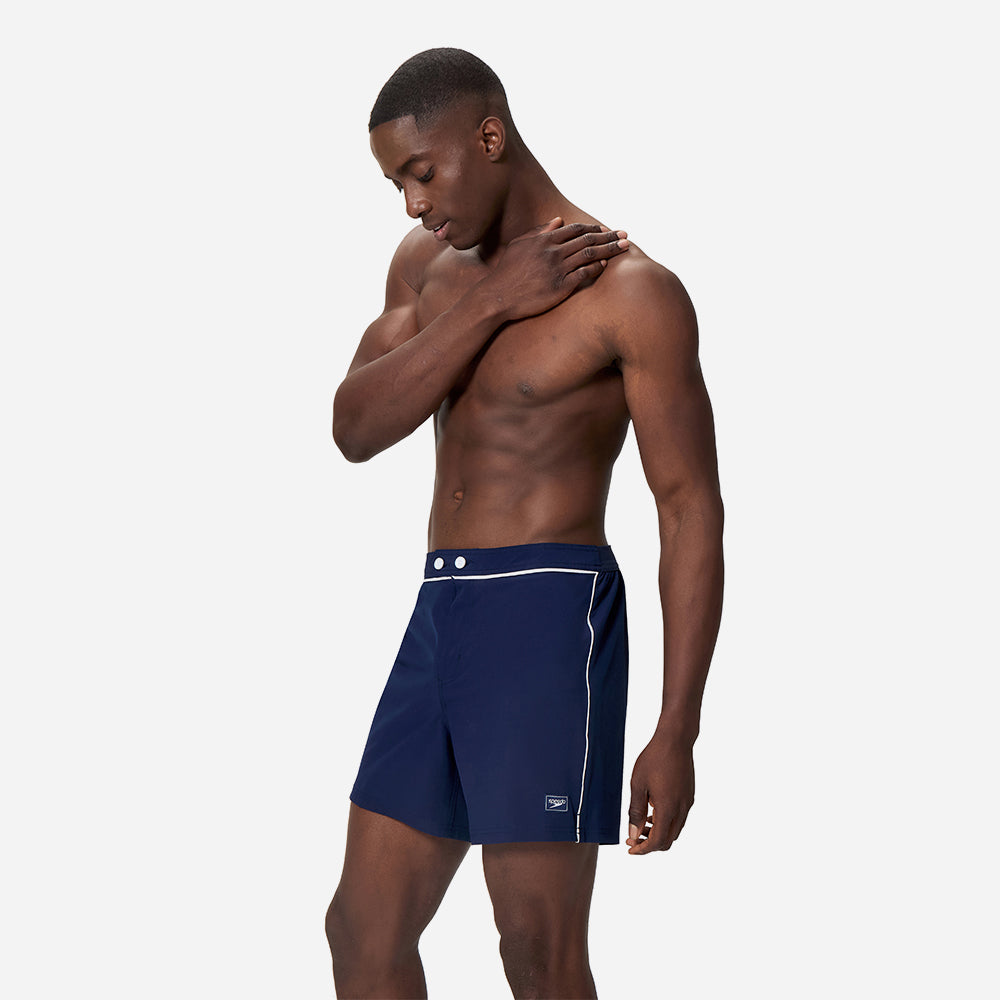 Quần Bơi Nam Speedo Solid Volley 16 Inch - Xanh Navy - Supersports Vietnam