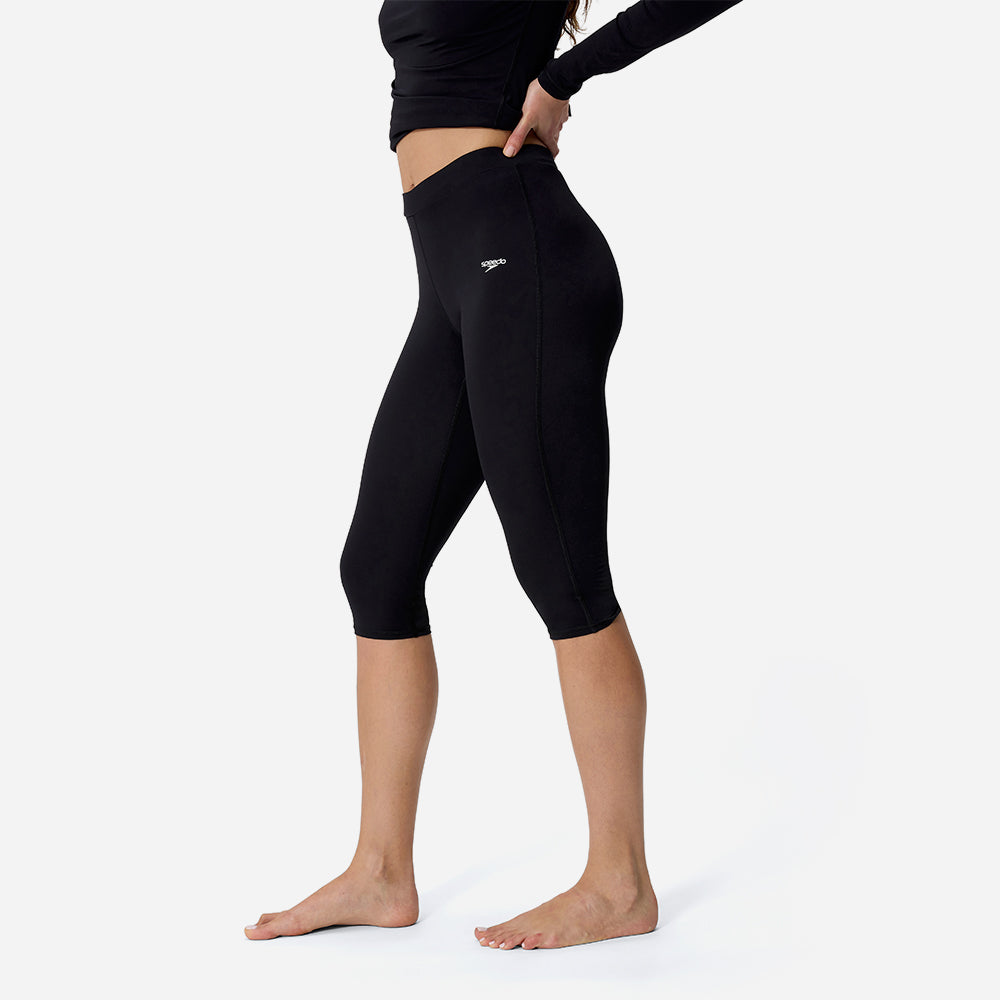 Quần Bơi Chống Nắng Nữ Speedo Endurance+ Three Quarter - Đen - Supersports Vietnam