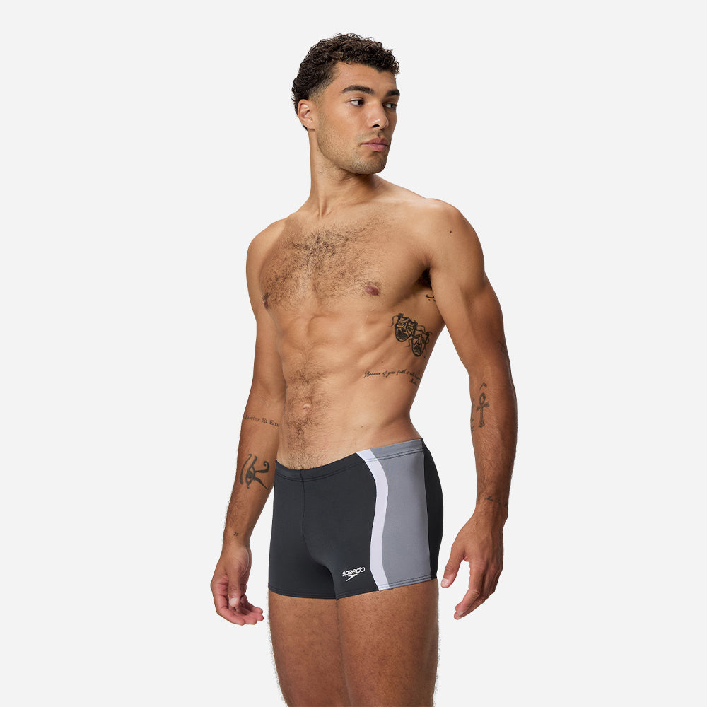 Quần Bơi Nam Speedo Solid Splice - Đen - Supersports Vietnam