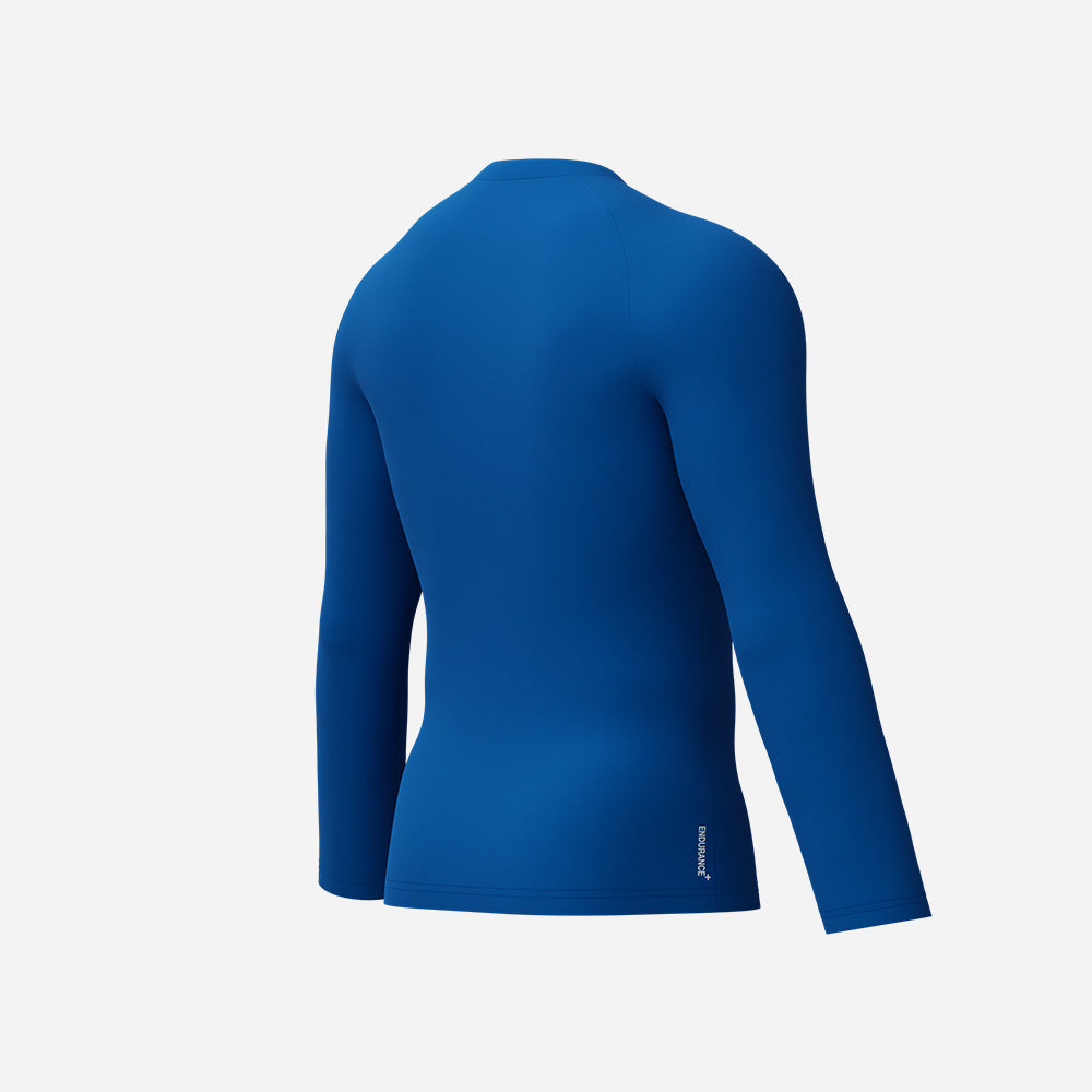 Áo Bơi Chống Nắng Nam Speedo Endurance+ Long Sleeve Logo - Xanh Dương - Supersports Vietnam