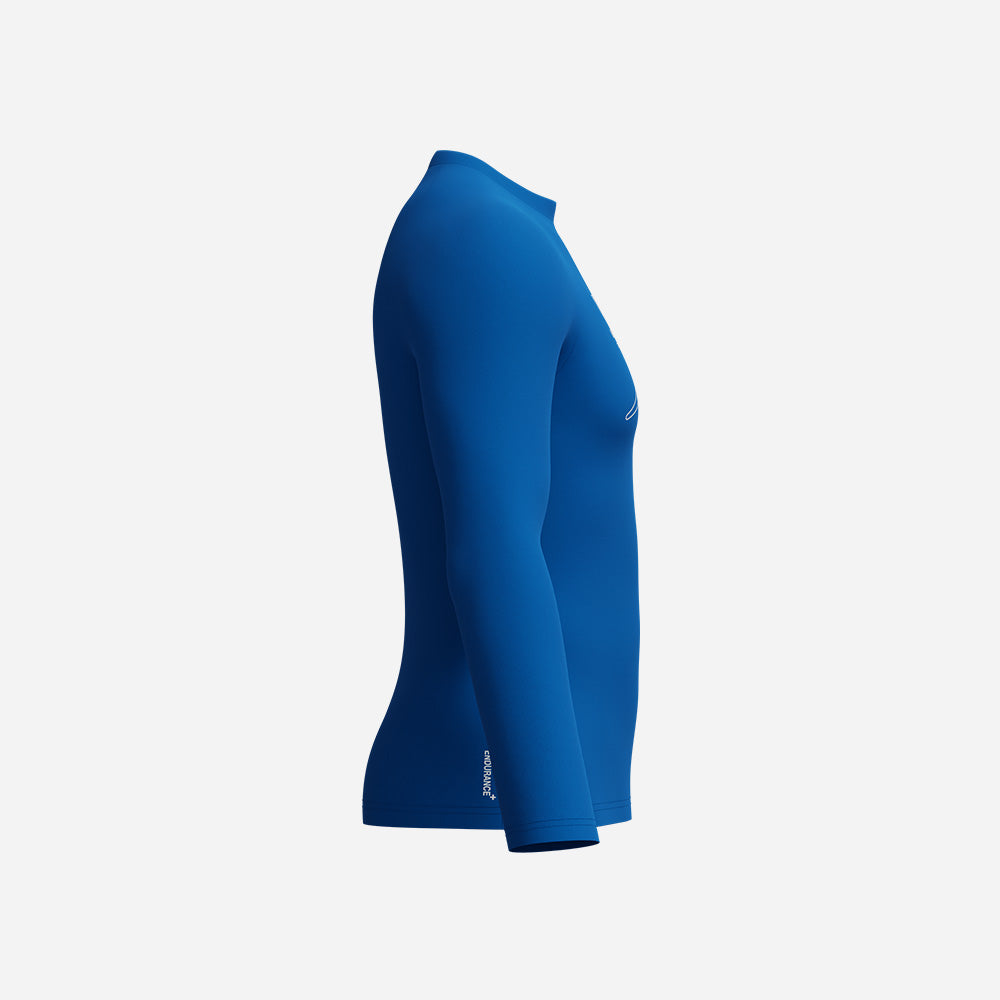 Áo Bơi Chống Nắng Nam Speedo Endurance+ Long Sleeve Logo - Xanh Dương - Supersports Vietnam