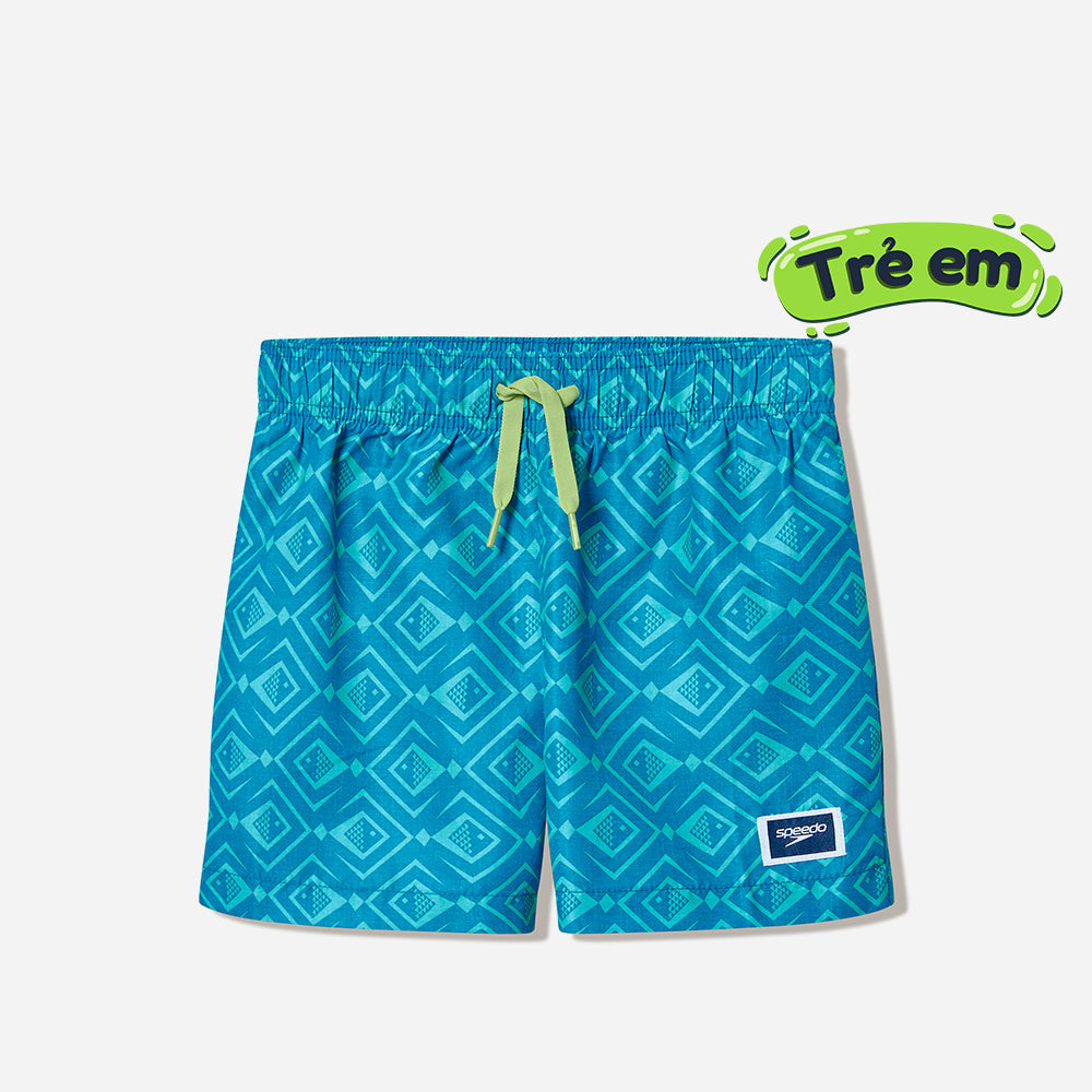 Quần Bơi Bé Trai Speedo Print 13 Inch - Xanh Dương - Supersports Vietnam