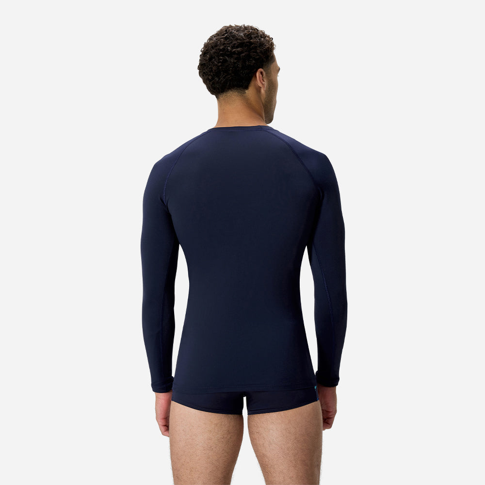 Áo Bơi Chống Nắng Nam Speedo Long Sleeve Hyperboom Splice - Xanh Navy - Supersports Vietnam