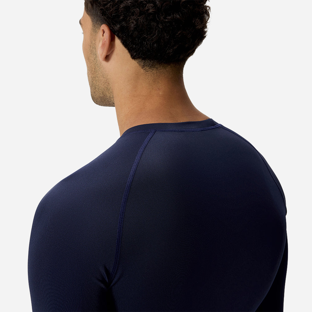 Áo Bơi Chống Nắng Nam Speedo Long Sleeve Hyperboom Splice - Xanh Navy - Supersports Vietnam