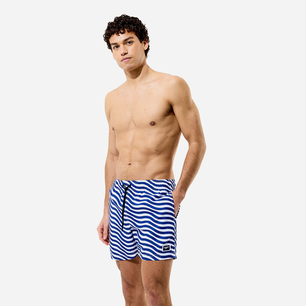 Quần Bơi Nam Speedo Print Redondo Edge 16 Inch - Xanh Dương - Supersports Vietnam