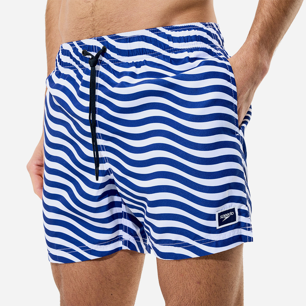 Quần Bơi Nam Speedo Print Redondo Edge 16 Inch - Xanh Dương - Supersports Vietnam