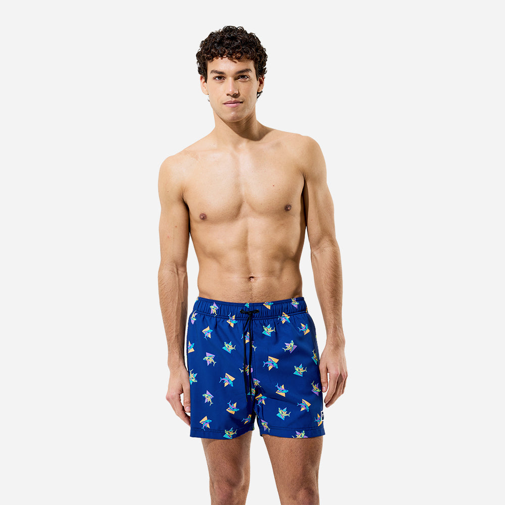 Quần Bơi Nam Speedo Print Redondo Edge 16 Inch - Xanh Dương - Supersports Vietnam