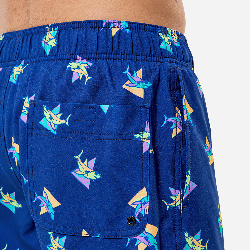 Quần Bơi Nam Speedo Print Redondo Edge 16 Inch - Xanh Dương - Supersports Vietnam