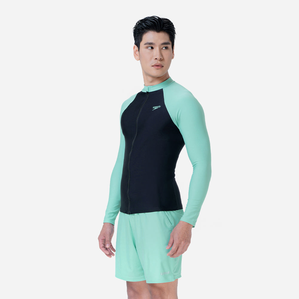 Áo Bơi Chống Nắng Nam Speedo Sun Protection - Xanh Mint - Supersports Vietnam