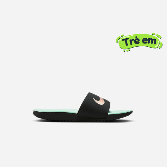 Kids' Nike Kawa (Gs/Ps) Slides - Black